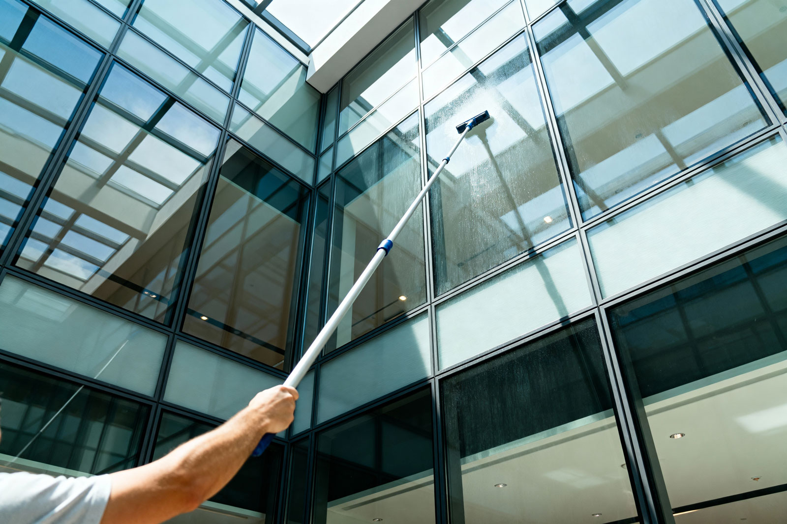 Commercial Window Cleaning In London Office