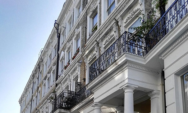 Professionally cleaned windows in London