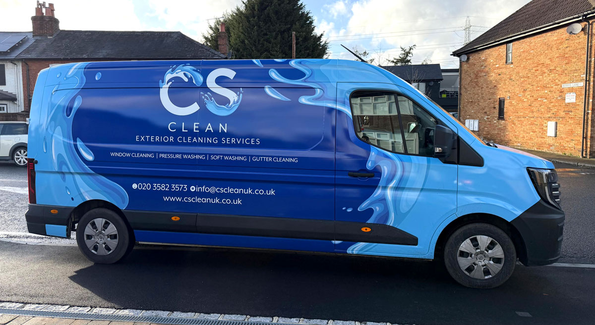 Local window cleaners Van - CS Clean